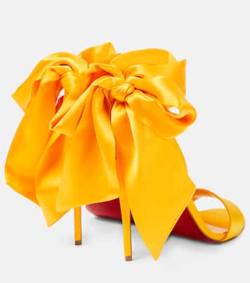 Sandalen Sandale Du Désert 100 aus Satin | Christian Louboutin