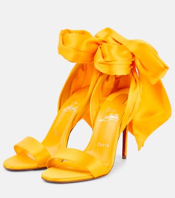 Sandalen Sandale Du Désert 100 aus Satin | Christian Louboutin