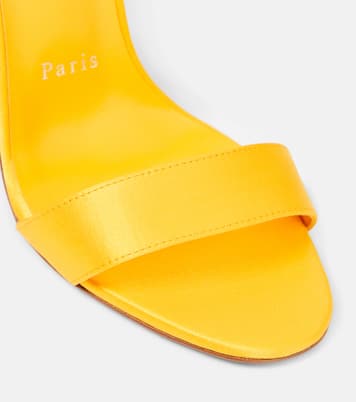 Sandalen Sandale Du Désert 100 aus Satin | Christian Louboutin