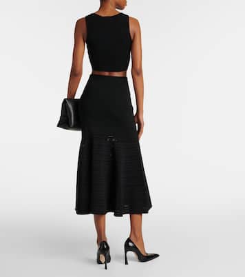 Gonna midi in jersey | Victoria Beckham