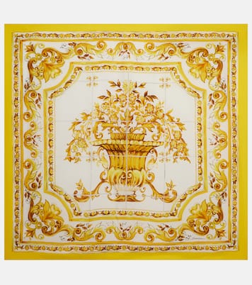 Foulard Majolica in seta | Dolce&Gabbana