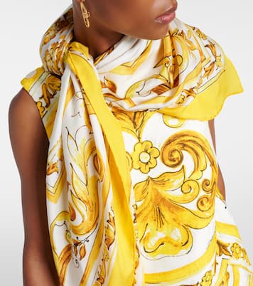 Foulard Majolica in seta | Dolce&Gabbana