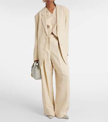 Pantalon ample Piper à taille haute | The Frankie Shop