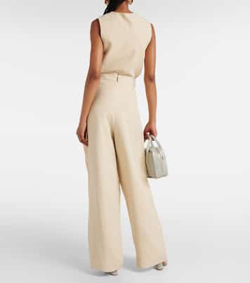 Pantalon ample Piper à taille haute | The Frankie Shop