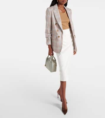 Blazer Beacon Dickey in lino | Veronica Beard