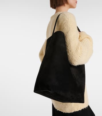 Sac N/S Park Large en daim | The Row
