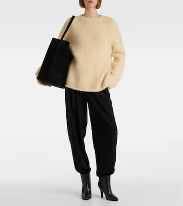 Sac N/S Park Large en daim | The Row