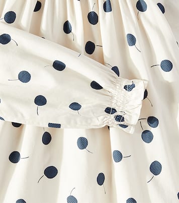Abito Fleur in cotone arricciato | Bonpoint
