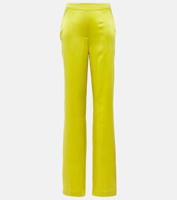 Tova silk satin straight pants | Joseph