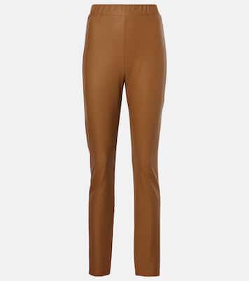 Pantaloni slim Rodano in similpelle | Max Mara
