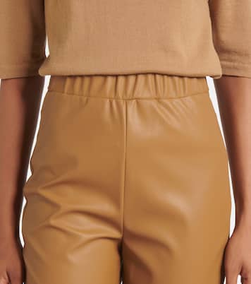 Pantaloni slim Rodano in similpelle | Max Mara