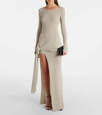 Vestido largo Astra en mezcla de algodón | Aya Muse