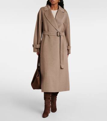 Ebano virgin wool wrap coat | 'S Max Mara