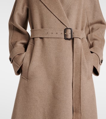 Ebano virgin wool wrap coat | 'S Max Mara