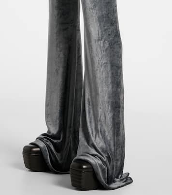 Pantaloni flared Dirt in velluto | Rick Owens