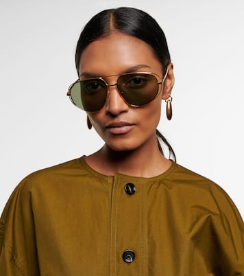 Lunettes de soleil aviateur | Bottega Veneta