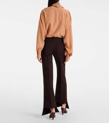 Weite Hose aus Wolle | Chloé