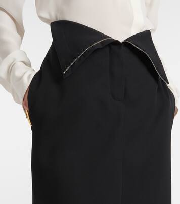 Jupe crayon en laine | McQueen