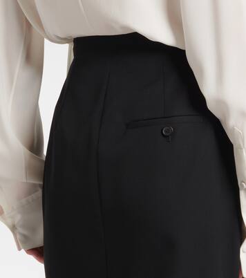 Jupe crayon en laine | McQueen