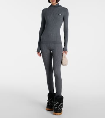 Ribbed-knit wool sweater | Miu Miu
