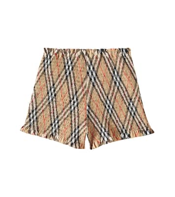 Short en coton à carreaux | Burberry Kids