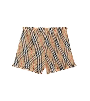 Short en coton à carreaux | Burberry Kids