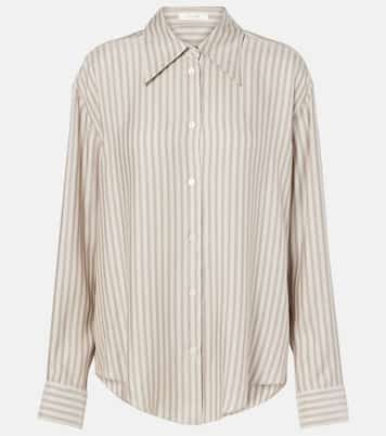 Camicia Parave in seta a righe | The Row
