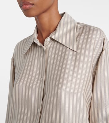 Camicia Parave in seta a righe | The Row