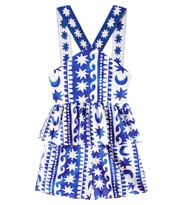 Jumpsuit corta in cotone con stampa | Fábula