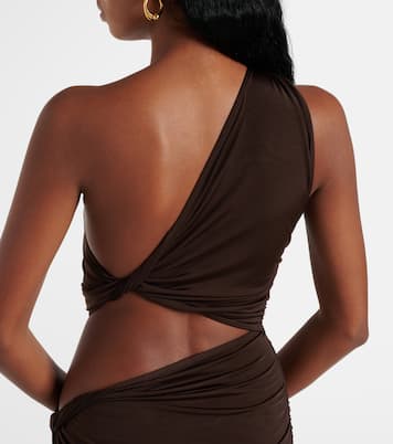 Vestido largo Yana de un solo hombro | Jade Swim