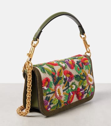 Borsa a spalla Locò Small in jacquard | Valentino Garavani