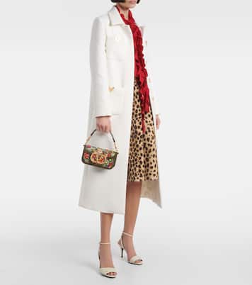 Borsa a spalla Locò Small in jacquard | Valentino Garavani
