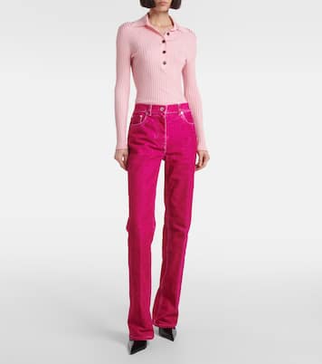 Pantaloni regular in drill di misto cotone | Ferragamo