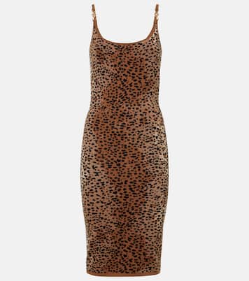 Robe Medusa ‘95 à motif léopard | Versace