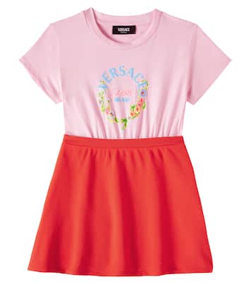 Kleid aus Baumwoll-Jersey | Versace Kids
