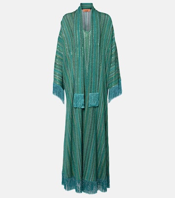 Cafetan Zigzag en lamé à sequins | Missoni