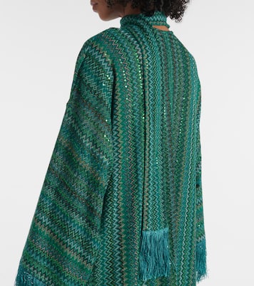 Cafetan Zigzag en lamé à sequins | Missoni