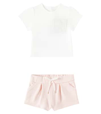Bebé - set de camiseta y shorts de algodón | Chloé Kids