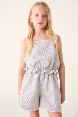 Top e shorts in cotone | Il Gufo