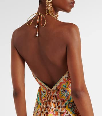 Printed silk midi dress | Etro