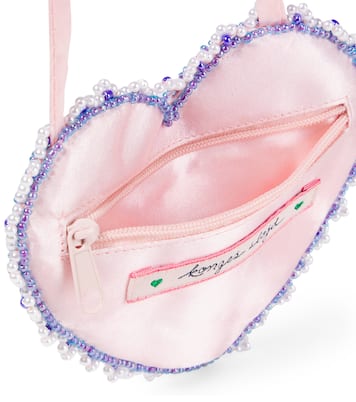 Borsa a tracolla Heart con perline | Konges Sløjd