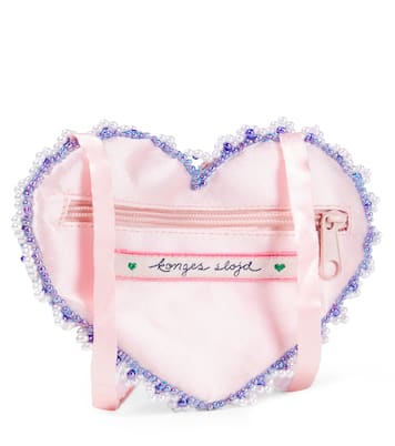 Borsa a tracolla Heart con perline | Konges Sløjd