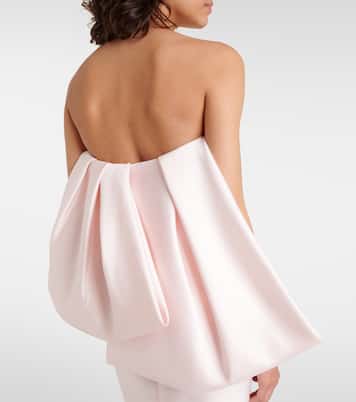 Bow-detail satin gown | Monique Lhuillier