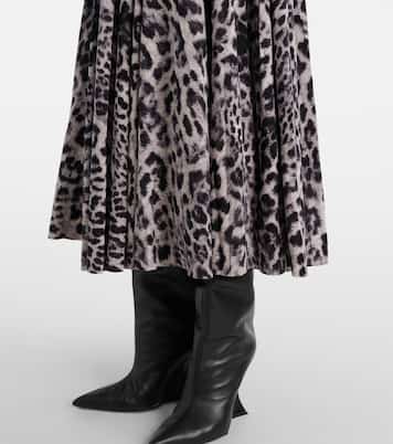 Leopard-print midi dress | Norma Kamali