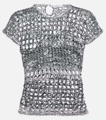 T-Shirt aus Häkelstrick  | Acne Studios