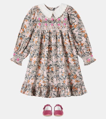 Elora embroidered cotton dress | Bebe Organic
