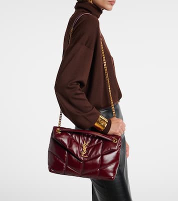 Puffer 스몰 레더 숄더 백 | Saint Laurent