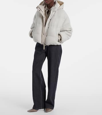Cashmere-blend down jacket | Brunello Cucinelli