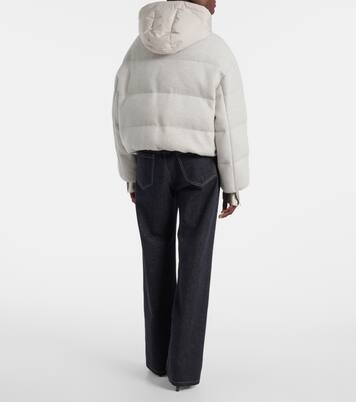 Cashmere-blend down jacket | Brunello Cucinelli