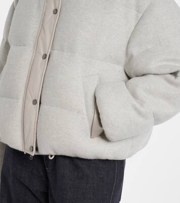 Cashmere-blend down jacket | Brunello Cucinelli